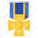 Bravery Medal Award Decoration For Bravery Icon