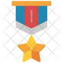 Bravery Medal Award Honor Icon