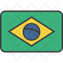 Brazil Brasil Country Icon