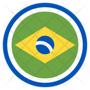 Brazil Country National Icon
