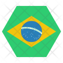 Brazil National Country Icon