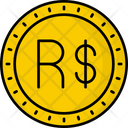 Brazil Real Coin Money Icon