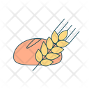 Bread Loaf And Spikelet Icon
