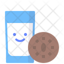 Breakfast Milk Cookie Icon
