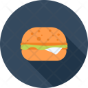 Breakfast Burger Eating Icon