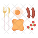 Set Breakfast Food Icon