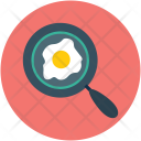 Breakfast Egg Frying Icon