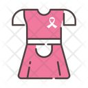 Breast Cancer Campagne Champagne Dress Clothes Icon