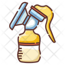 Breast Pump Sucker Milk Bottle Icon