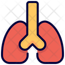Breathing Health Lung Icon