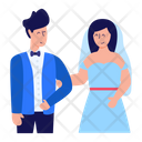 Bride And Groom Icon