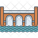 Bridge Viaduct Construction Icon