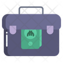 Briefcase Money Icon