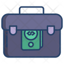 Briefcase Money Icon