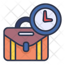 Briefcase Time Running Icon