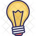 Bright Light Bulb Bulb Idea Icon