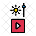 Video Increase Brightness Icon