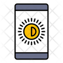 Brightness Medium  Icon
