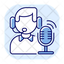Broadcast Radio Podcast Icon