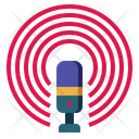 Broadcasting Radio Communication Icon