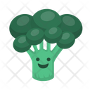 Greens Broccoli Organic Vegetarian Icon