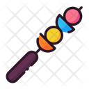 Brochette Food Birthday Party Icon