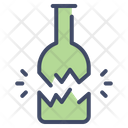 Broken Bottle Glass Icon