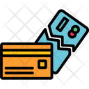 Broken Debit Card  Icon