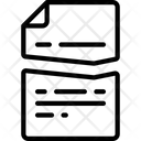 Broken Document Ripped Note Icon