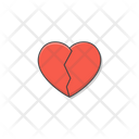 Broken Love Heart Icon