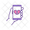Broken Heart Dating Website Icon