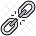 Broken Chain Broken Linkage Broken Hyperlink Icon