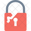 Accessv Broken Lock Allow Access Icon