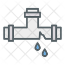 Broken Pipe Pipe Leakage Pipe Icon