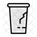 Broken Plastic Cup Icon