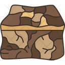 Brownie Cocoa Cake Icon