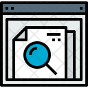 Browser Document Search Icon