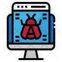 Bug Computer Monitor Icon