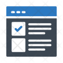 Browser Checklist Icon