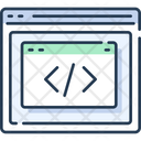 Browser Coding Web Coding Web Programming Icon