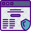Browser Security Internet Protection Web Security Icon