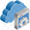 Cloud Computing Setting Icon