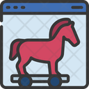 Browser Trojan Horse Icon