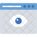 Browser Visibility Advertising Eye Icon