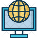 Browsing Globe Lcd Icon
