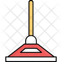 Brush Cleaning Mop Icon