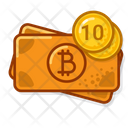 Btc Coin Ten Icon