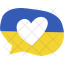 Ukraine Ukrainian Bubble Icon