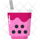 Bubble Tea Boba Plastic Cup Icon