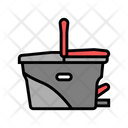 Bucket Cleaning Icon